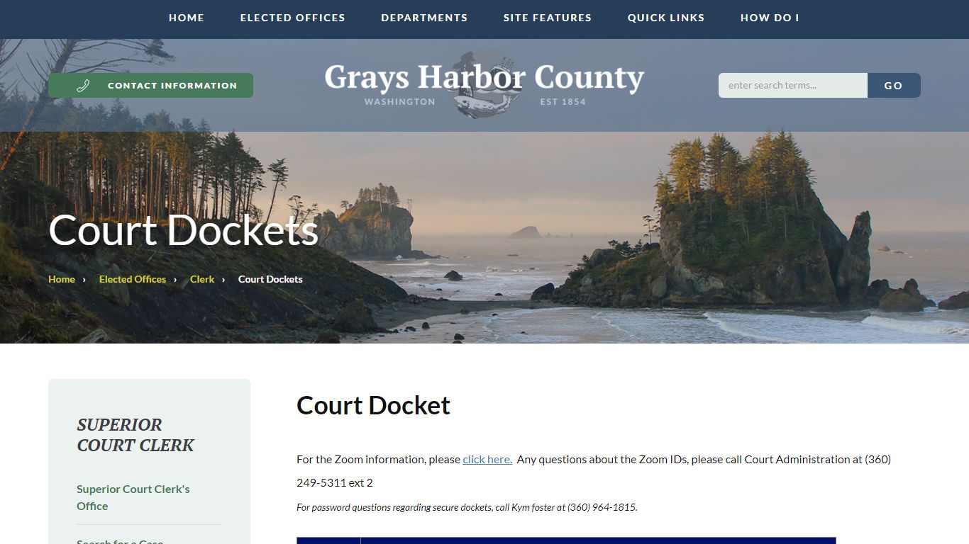 Welcome to Grays Harbor County